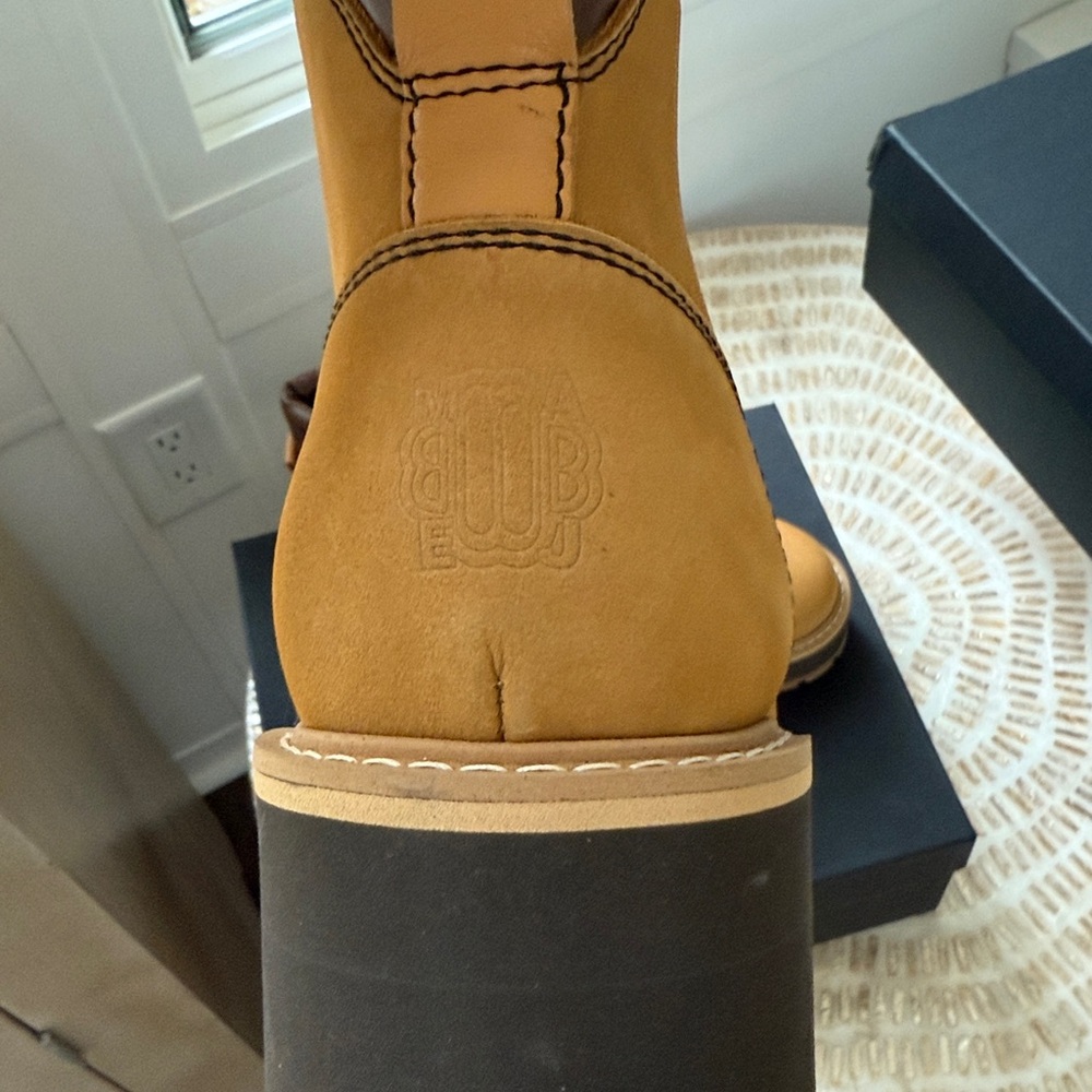 NEW $490 MAJE LEATHER BOOTS - Picture 6 of 7